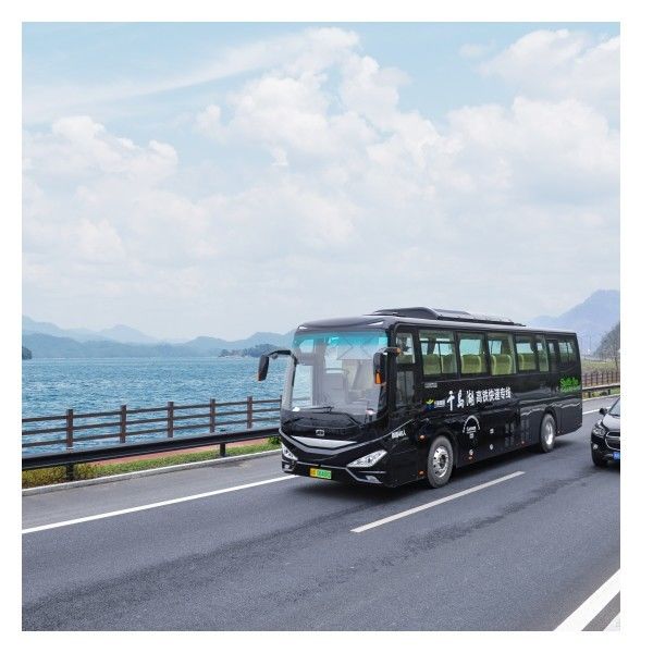 11m 46 lugares autocarro elétrico ônibus longa distância de condução para transporte público