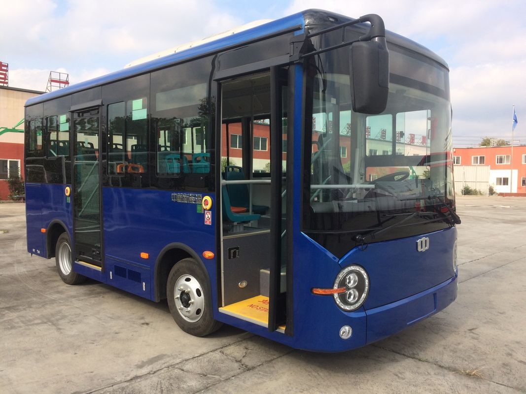 Minibuses elétricos Zero emissões EV Minibus opcional de 24 lugares para transporte urbano.