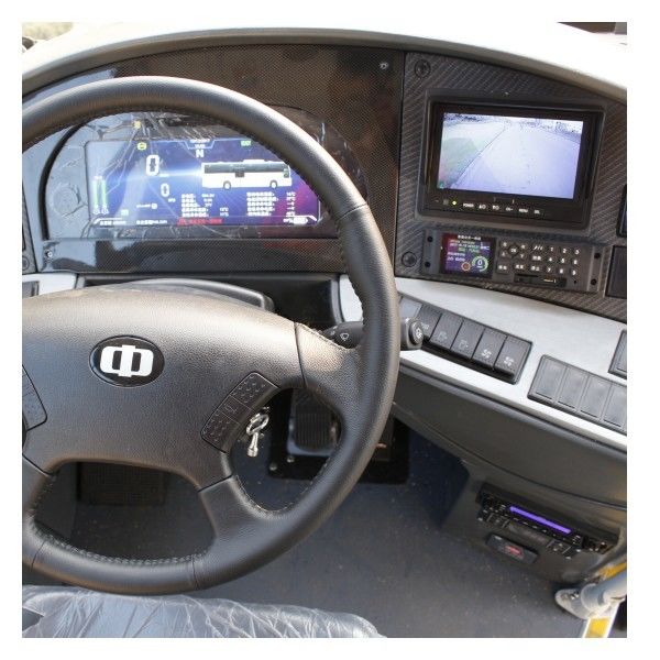 10,5m Ônibus Elétrico a Bateria de Transporte Público com Torque Máximo de 2800N.m, Bateria LiFePo4 e Autonomia de 250km