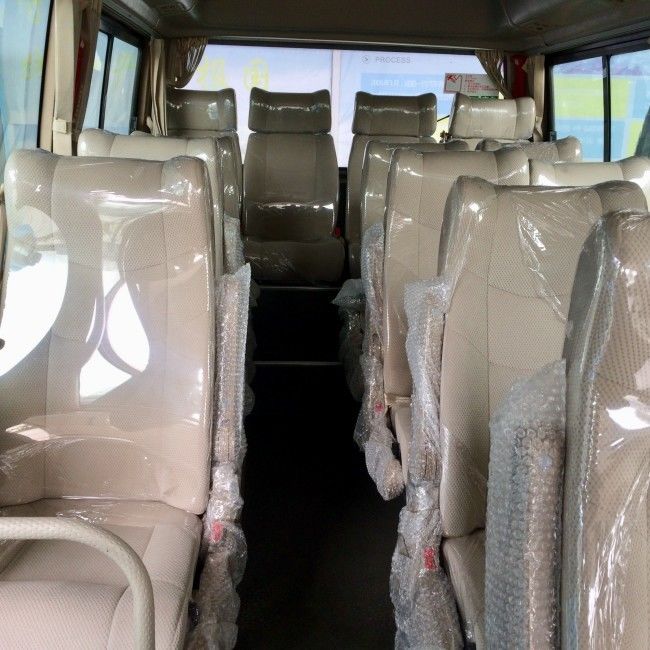 7m Diesel Coaster Ônibus 25 lugares Manual 5 marchas Para transporte público.