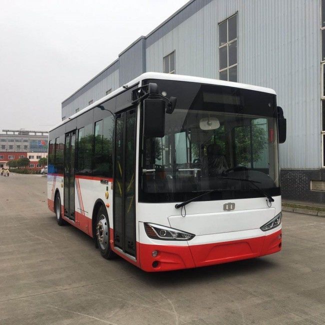 ZEV 8m Diesel City Bus com 132kw Max Power Manual 5 marchas e suspensão de mola de folha
