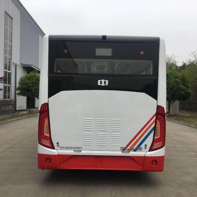 ZEV 8m Diesel City Bus com 132kw Max Power Manual 5 marchas e suspensão de mola de folha