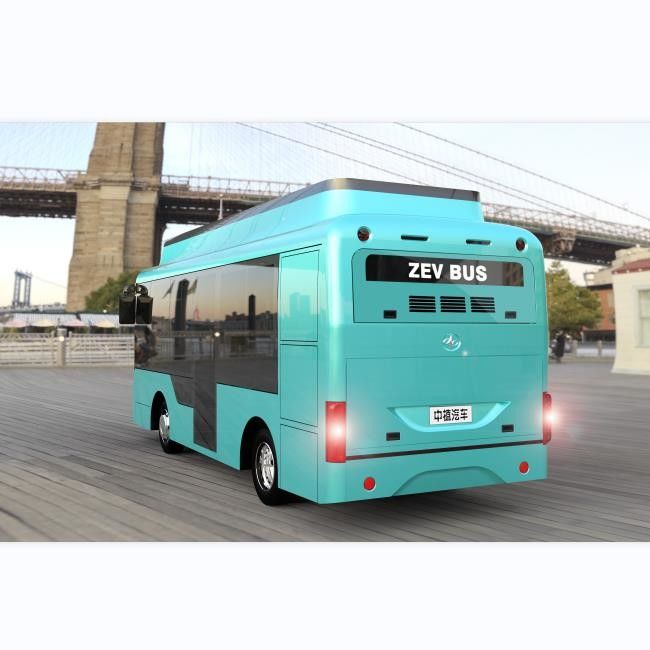 Autobus de transporte urbano elétrico puro de 16 lugares 6,6 metros Direção esquerda com ar condicionado