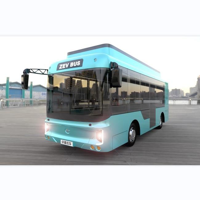 Autobus de transporte urbano elétrico puro de 16 lugares 6,6 metros Direção esquerda com ar condicionado