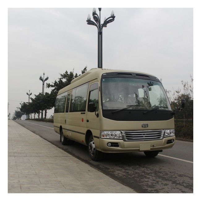 Ônibus Coaster a Diesel de 7m com 26 Lugares e 5 Marchas Manuais para Transporte Público