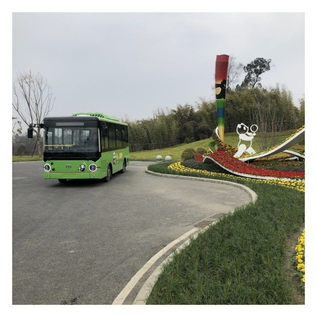 Autobus ZEV de passageiros New Energy 35 com bateria de 122,2 kWh e suspensão de mola de folha