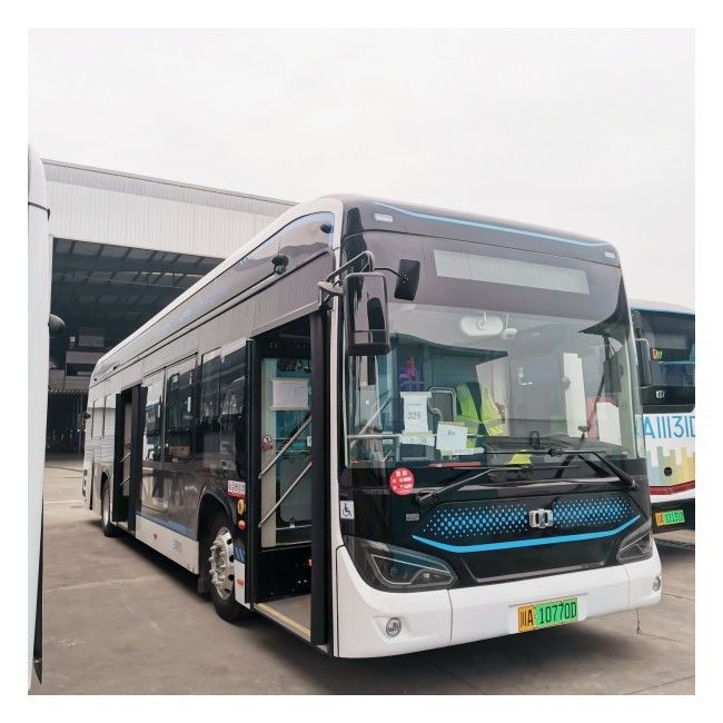 Ônibus elétrico puro 12m E Ônibus de piso baixo Ônibus de energia nova de 46 lugares para transporte público.