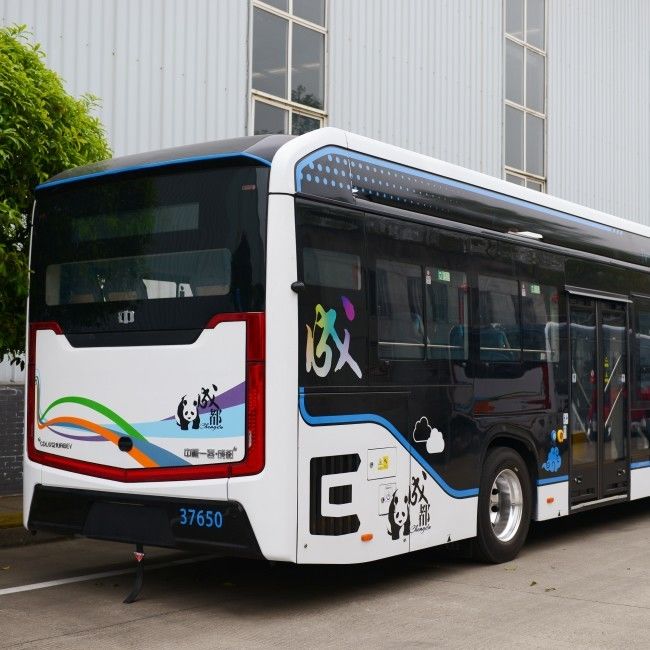 12M 46 lugares ônibus urbano elétrico puro com bateria de 350,07 kWh e piso de entrada baixo