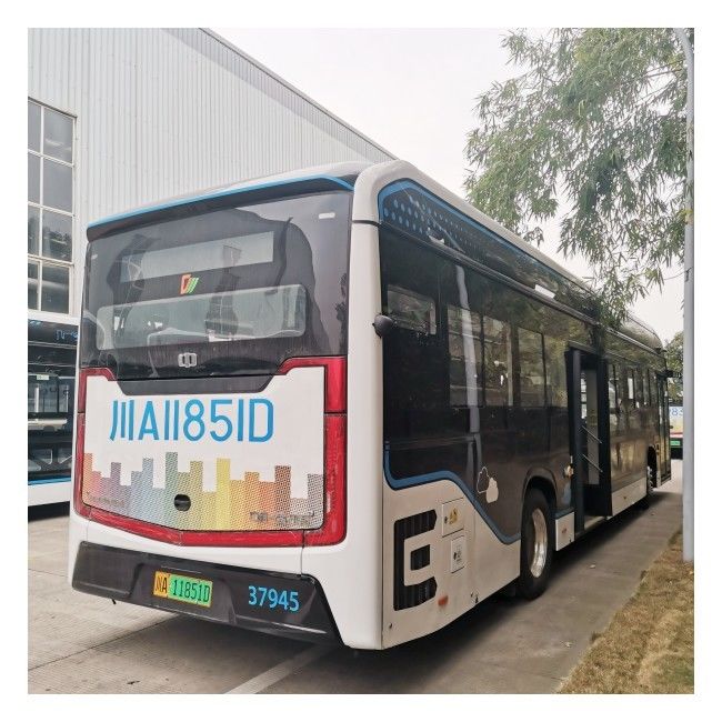 Ônibus elétrico da cidade do E-ônibus 280-650km do assoalho de LHD 12m baixo com 46 assentos