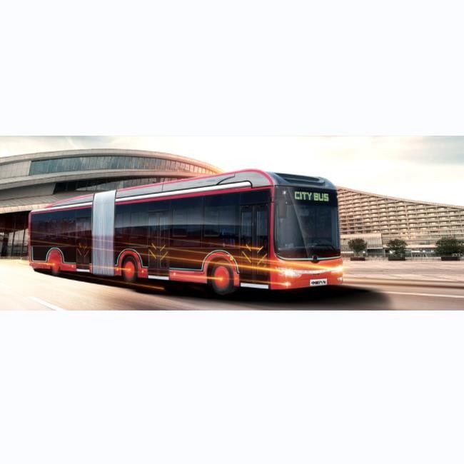 18 M Electric Brt City Bus Velocidade máxima 69km/h 50 lugares ônibus elétrico de longa distância
