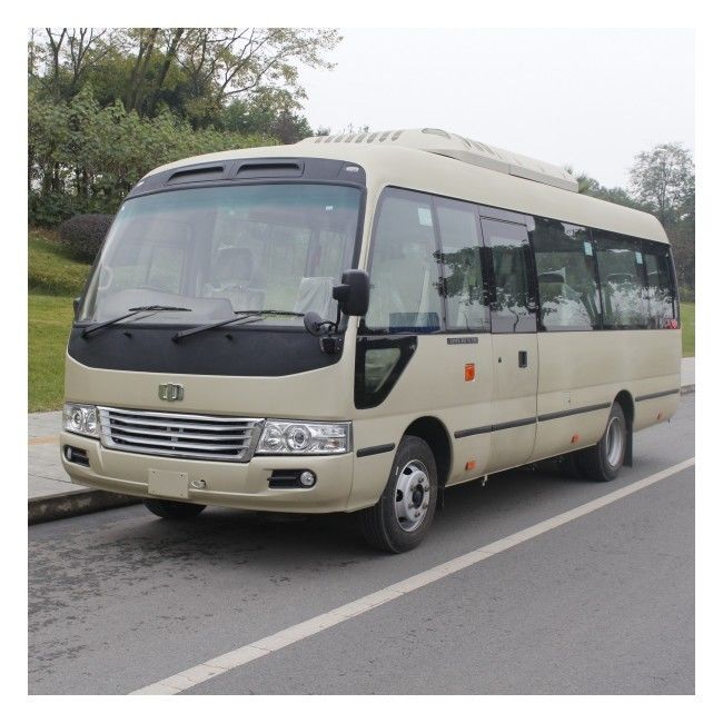 Autobus ZEV 7m Diesel Coaster Bus com 22-26 lugares Manual 5 marchas para a frente e 14000 Kcal/H AC