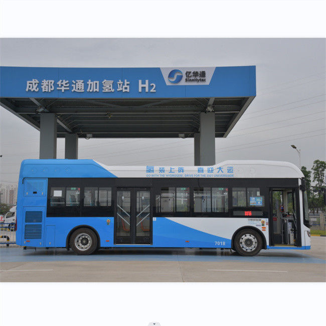 O curso verde 10.5m hidrogênio elét. Fuel Cell da cidade de 27 assentos transporta a emissão de LHD 0