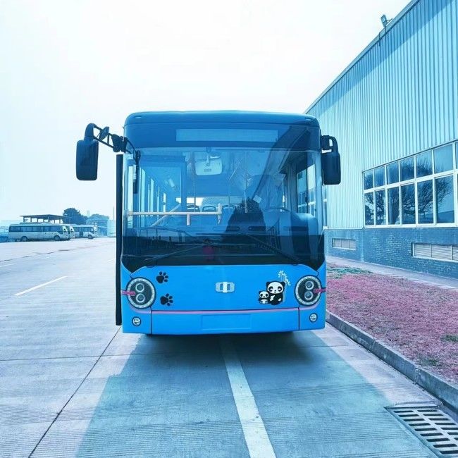 6.6m Minibus Elétrico Veículo de Carregamento de Bateria LHD RHD 23 lugares para serviços de transporte