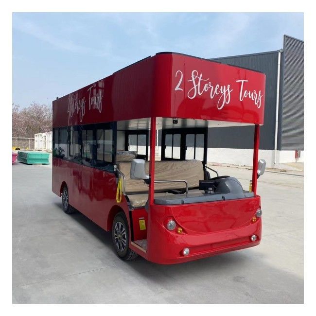 Carrinhos de golfe elétricos Shuttle Bus 6,4 Mts Turn Raio com velocidade máxima 30km/H