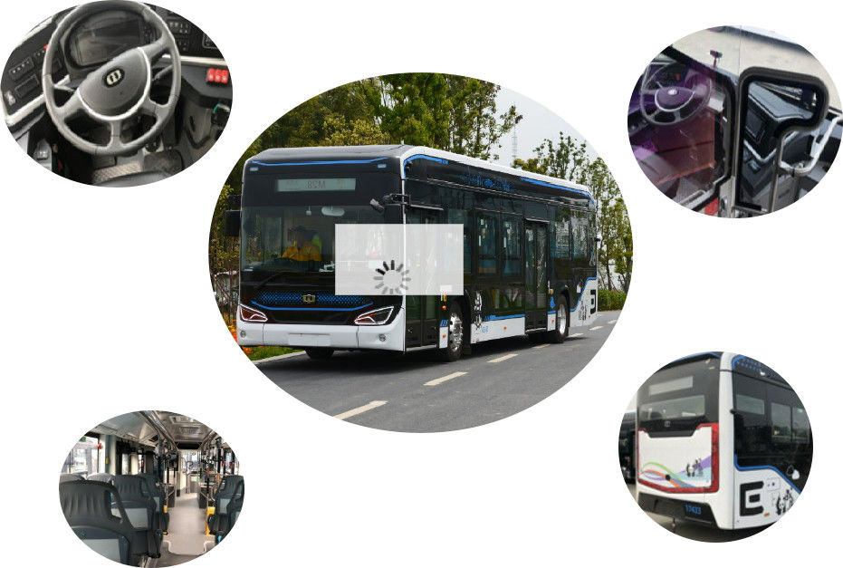 Os ABS cansam o ônibus de excursão urbano 18m da cidade de Zev Bus 45 Seat LiFePo4 New Energy