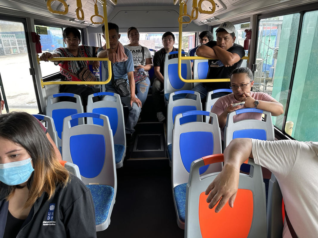 6.6M Autocarro elétrico de transporte urbano com 16 lugares, direção esquerda e ar condicionado