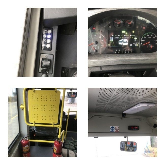 6m Zev Bus 16 Lugares Elétrico Minibus com 270KM de Autonomia para Transporte Intermunicipal