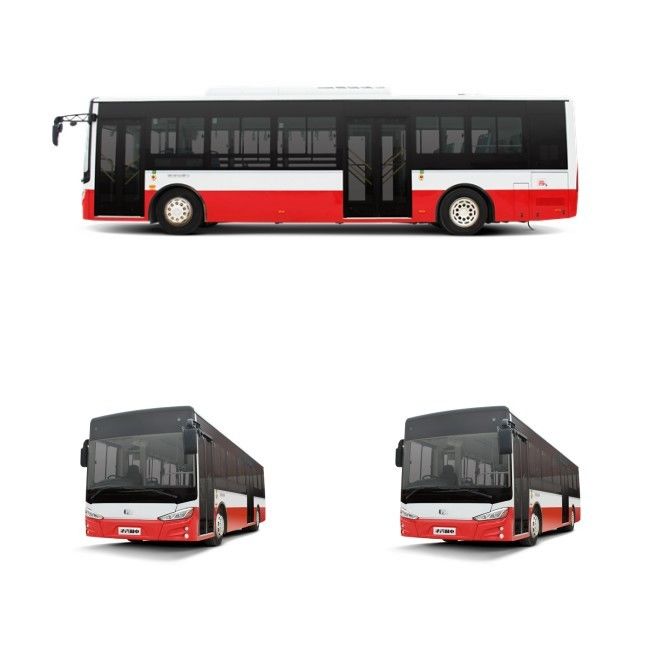 Autobus de 10 m Ev de piso baixo zero emissões Autobus de 30 lugares para transporte urbano