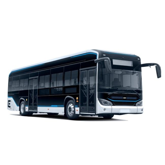 Ônibus Elétrico Urbano de Piso Baixo de 12m | Bateria LFP de Alta Capacidade 300km de Autonomia | Solução OEM para Transporte Público