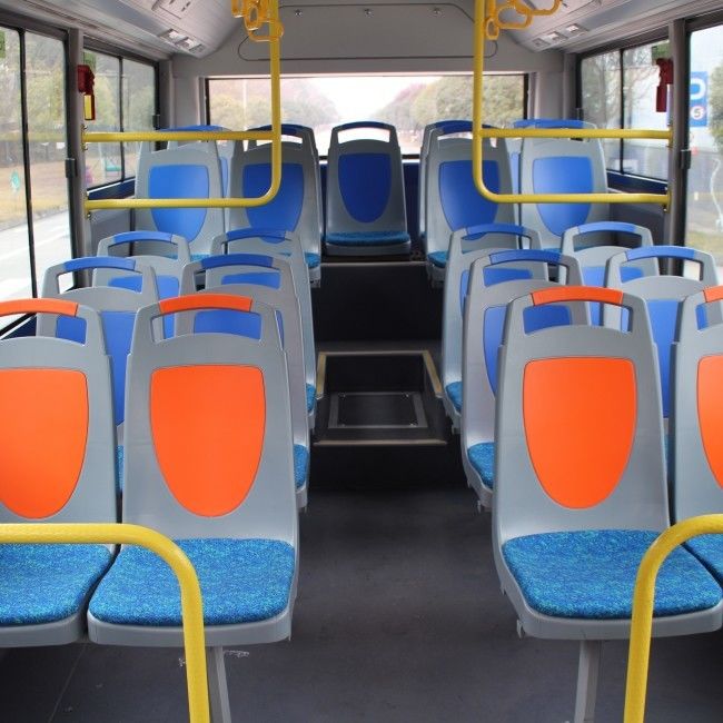 Minibuses elétricos de 6m Autobuses urbanos elétricos puros Veículo de nova energia para transporte urbano