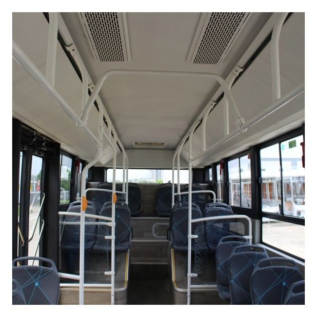 Ônibus Elétrico Puro de 10,5m EV Bus com 30 Lugares, Autonomia de 250km e Motor PMSM para Transporte Público