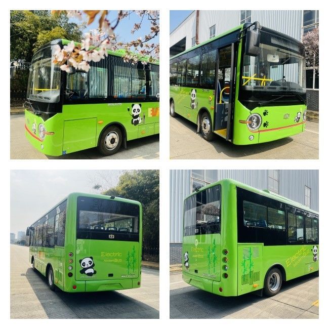 6.6m Autobús urbano elétrico Zero emissões Autobús ZEV LHD RHD 24 lugares Para transporte urbano