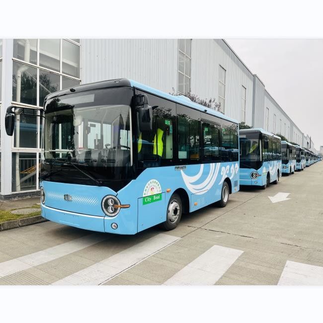 6.6m 16 lugares Autobuses eléctricos puros Autobuses de transporte público Veículo de energia nova