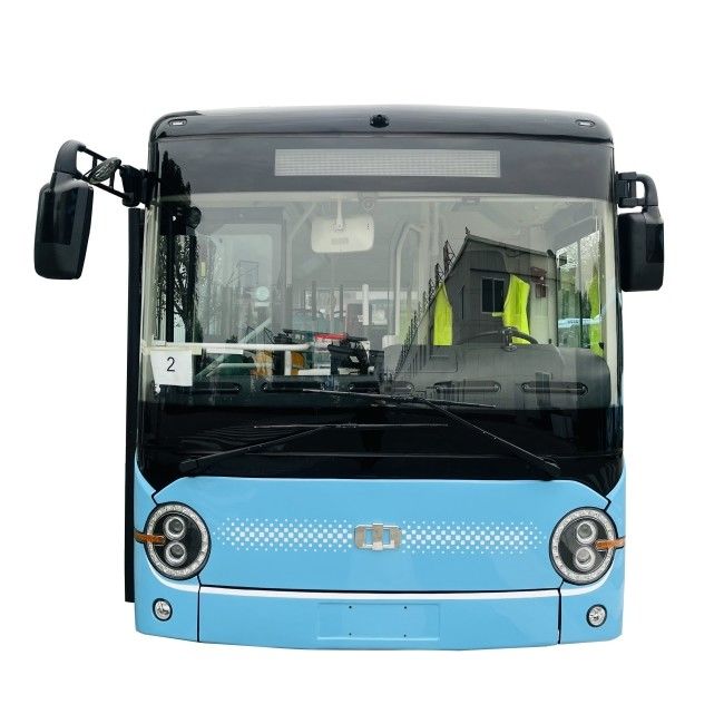 Minibuses elétricos 6.6m Minibuses Ebus Zero Emissão Dois passos e transmissão automática