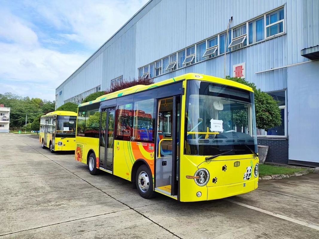 6,6m 24 Lugares Ônibus Elétricos a Bateria com Transmissão Automática para Transporte Urbano