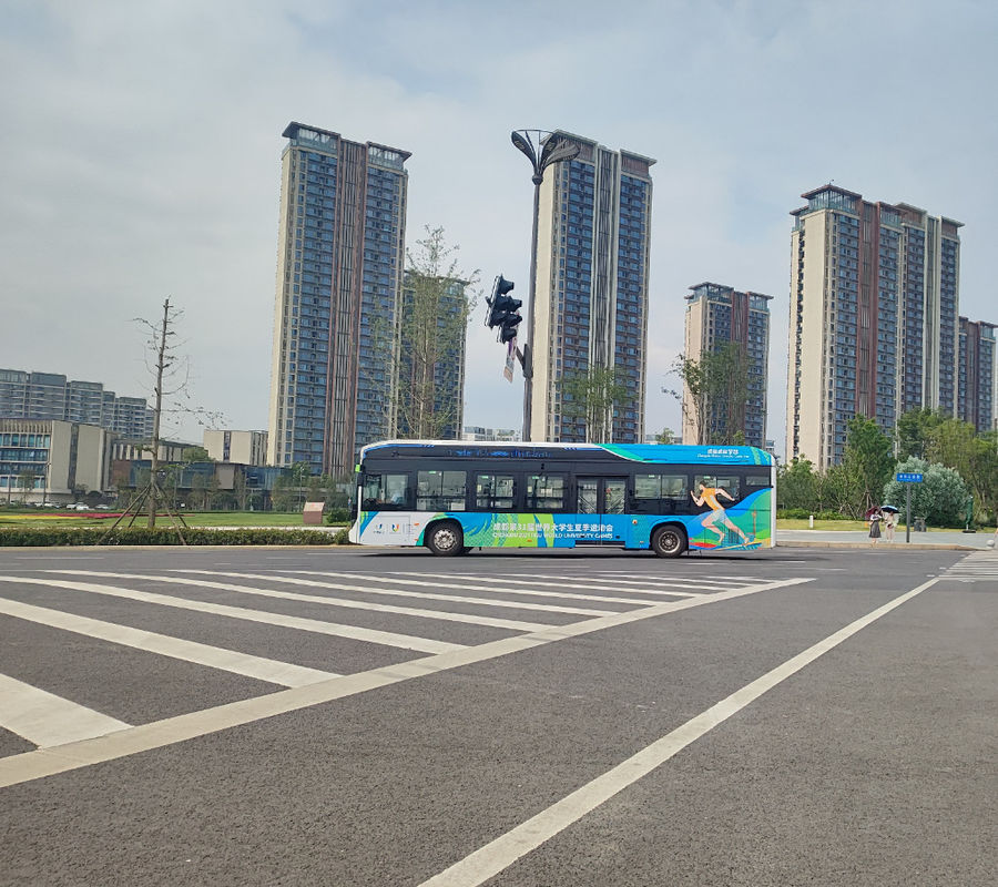 Autocarro urbano elétrico de 12 metros de comprimento Autocarros de piso baixo autocarro expresso nacional autocarro de 41 lugares para transporte público.