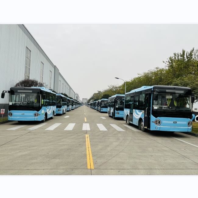 6,6m Ônibus Elétrico a Bateria com Emissão Zero e Bateria de 95,25kWh para Micro-ônibus de 19 Passageiros