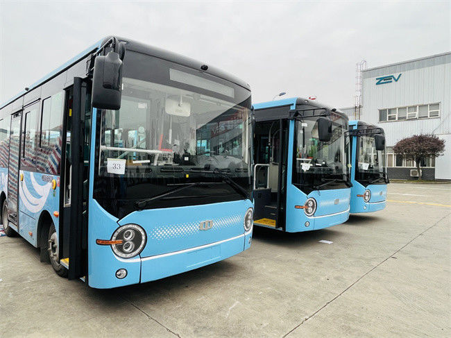 6Autobuses elétricos de bateria de.6m Autobuses elétricos de trânsito de 24 lugares para transporte público.