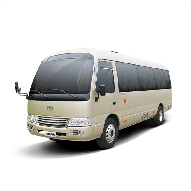 7m Diesel Coaster Buses Leaf Spring 26 lugares Minibus para o trânsito da cidade.