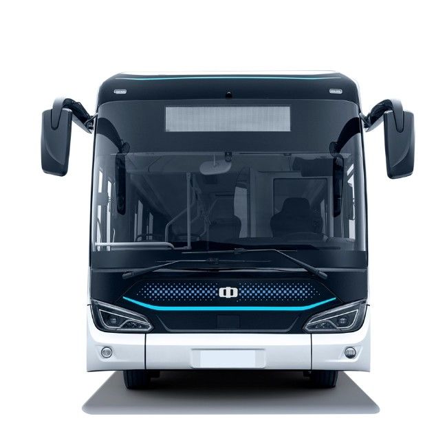 Autocarro elétrico de passageiros ecológico de 12 metros com piso baixo e capacidade de bateria de 350,07 kWh revolucionando o transporte público urbano
