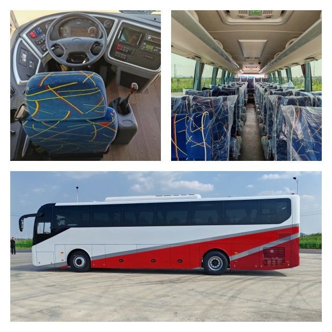 Viagem de cidade para cidade aperfeiçoada 12m Luxury Intercity Diesel Coach com 6250mm base de rodas