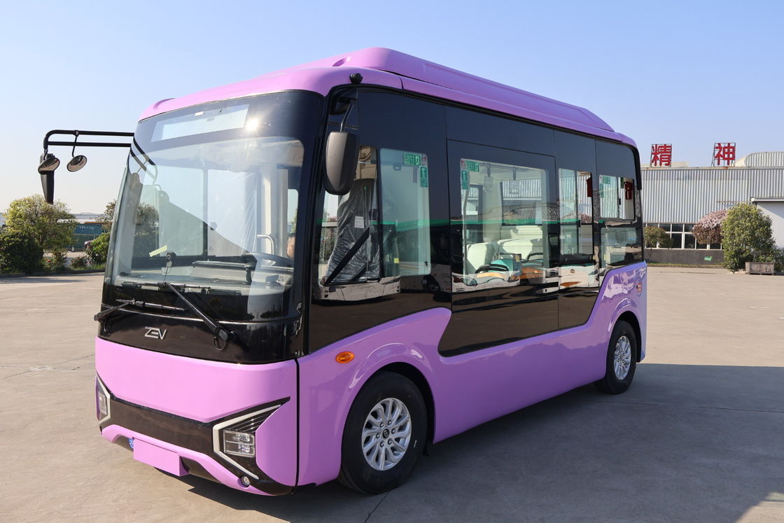 Ônibus elétricos mini de 5,4m para transporte público urbano.
