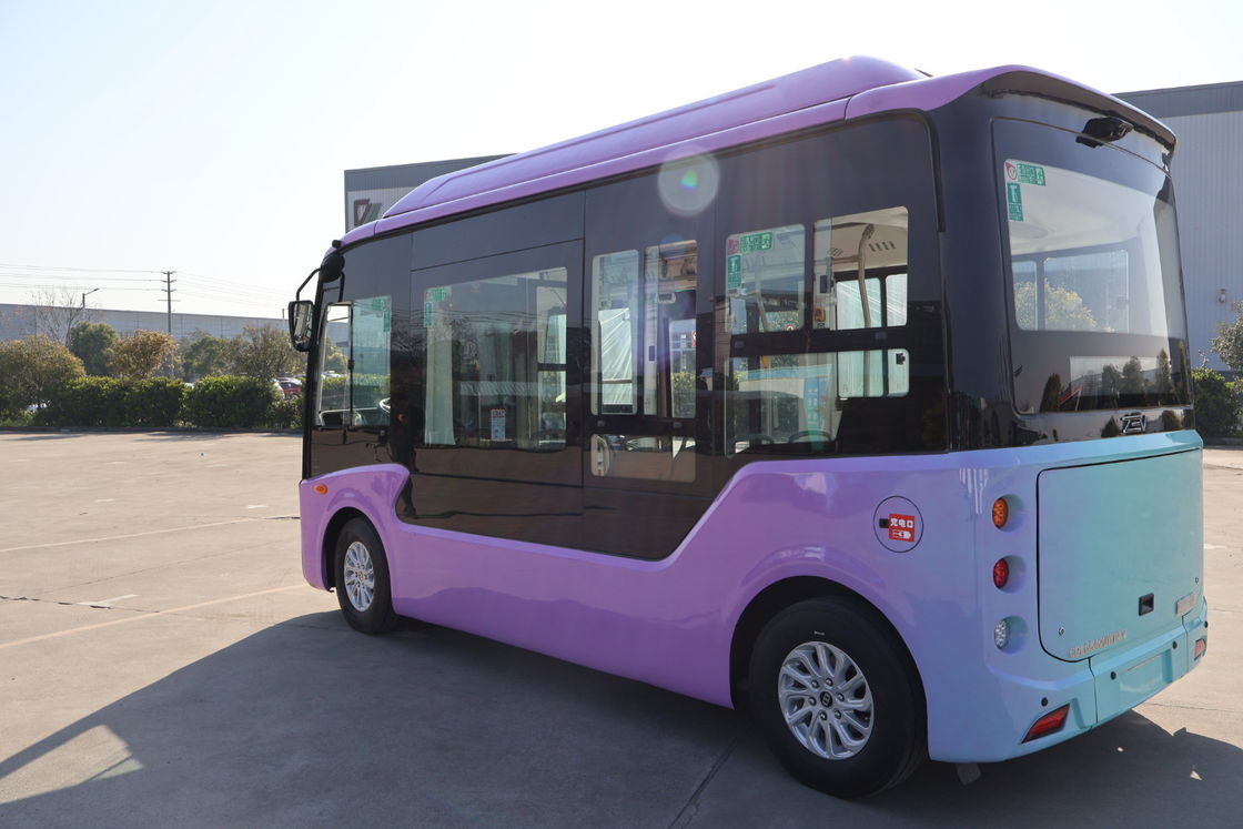 Ônibus elétricos mini de 5,4m para transporte público urbano.