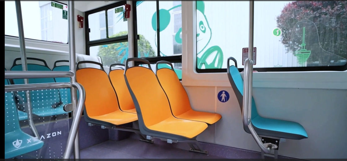Ônibus elétricos mini de 5,4m para transporte público urbano.