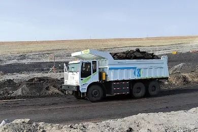 Caminhão de Mineração Elétrico de 95 Toneladas 528kWh Emissão Zero