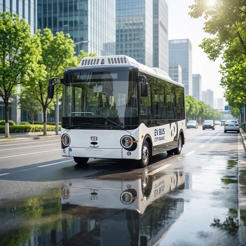 5.9m 14 lugares Minibuses elétricos EV Buses comerciais de cidade New Energy Van