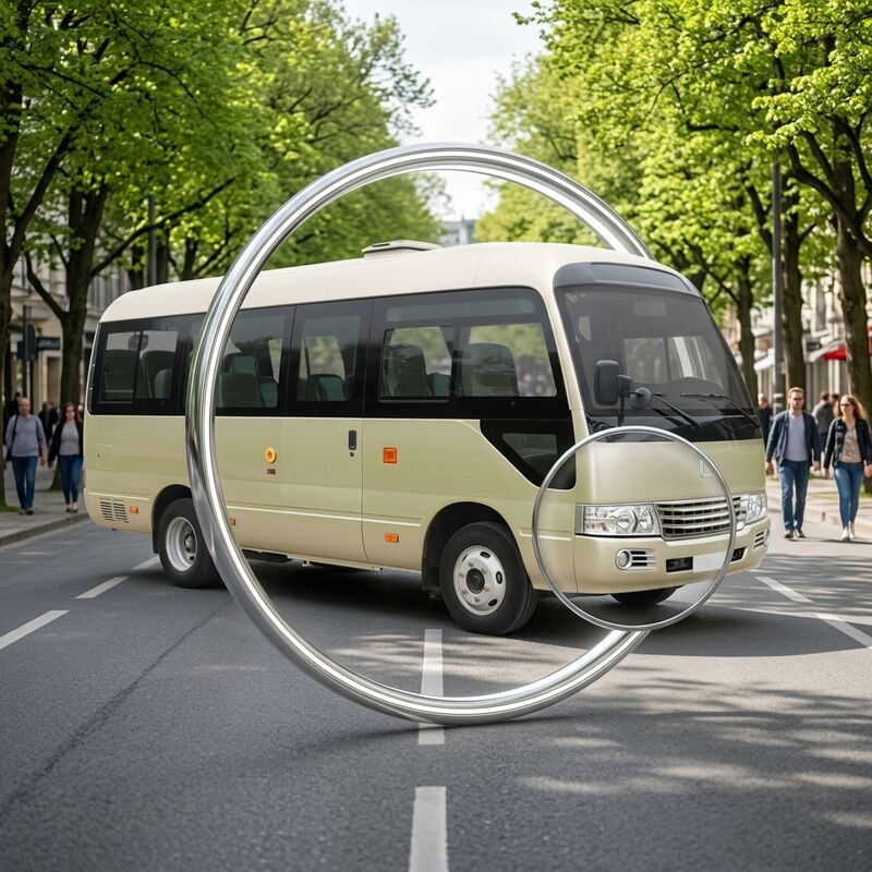6m Diesel Coaster Buses Transit minibus com 19 lugares Velocidade máxima 100km/h