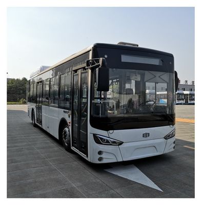 10,5m Ônibus Elétrico a Bateria de Transporte Público com Torque Máximo de 2800N.m, Bateria LiFePo4 e Autonomia de 250km
