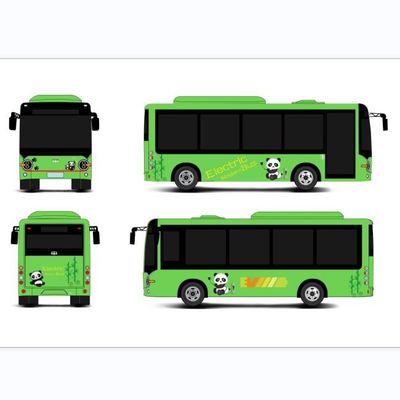 2h tempo de carregamento rápido Mini Bus Zero Emission elétrico 6.6m 69km/h