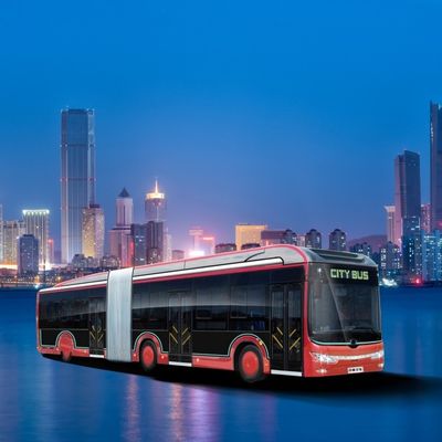 ônibus elétrico interno da cidade 200kw/Rpm de 18m com fogo Distinguisher