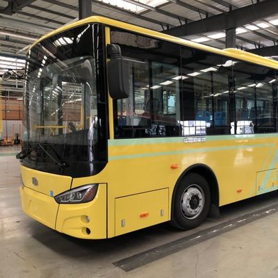 Autobuses elétricos urbanos de bateria de 8m de duas portas com bateria de 198.4kwh, 29 assentos e direção LHD