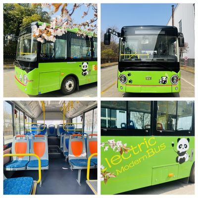 Consumo de baixa energia 0.35kwh/km do ônibus de Mini Electric City Bus Urban