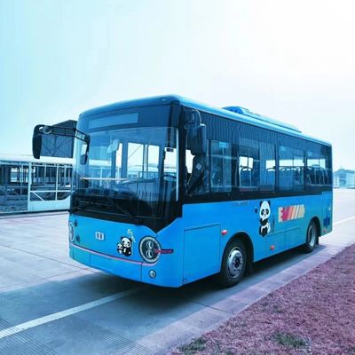 6.6m Minibus Elétrico Veículo de Carregamento de Bateria LHD RHD 23 lugares para serviços de transporte