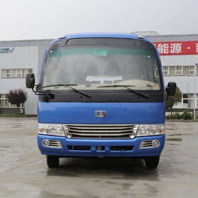 Ônibus da pousa-copos de 25 Seater com sistema do entretenimento do motor diesel DVD e assentos altos-para trás