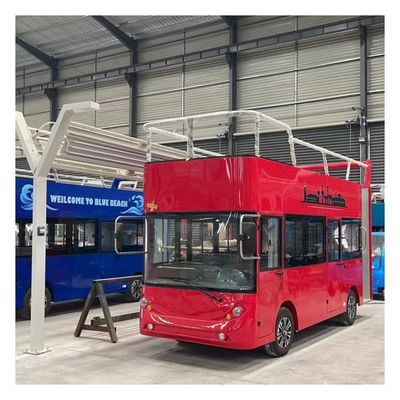 Carrinhos de golfe personalizados elétricos de dois andares com garantia de 1 ano 5390x1710x3060mm