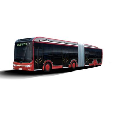 Autobus urbano elétrico de 18 metros e 50 lugares BRT para transporte urbano.